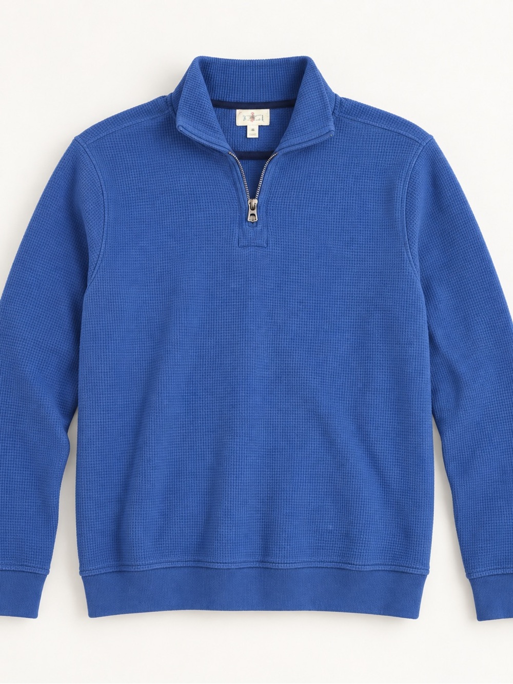 Jcrew Men's Quarter-Zip Knit Sweater - Royal Blue